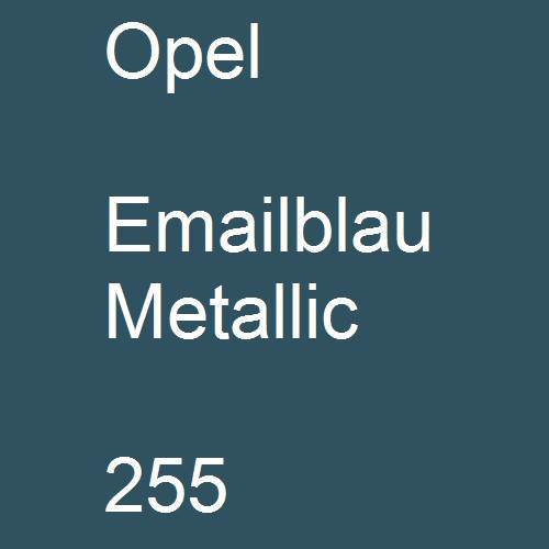 Opel, Emailblau Metallic, 255.